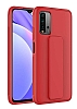 Eiroo Qstand Xiaomi Redmi 9T Krmz Silikon Klf