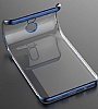 Eiroo Radiant Huawei Mate 20 Lite Lacivert Kenarl effaf Silikon Klf - Resim: 1