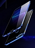 Eiroo Radiant Huawei P Smart Lacivert Kenarl effaf Silikon Klf - Resim 1