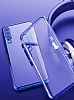 Eiroo Radiant Huawei P30 Lacivert Kenarl effaf Silikon Klf - Resim: 3