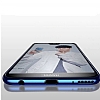 Eiroo Radiant Huawei Y6 2019 Silver Kenarl effaf Silikon Klf - Resim: 1