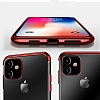 Eiroo Radiant iPhone 11 Krmz Kenarl effaf Silikon Klf - Resim: 5