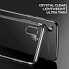 Eiroo Radiant iPhone XR Silver Kenarl effaf Rubber Klf - Resim: 1