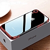 Eiroo Radiant iPhone XR Krmz Kenarl effaf Silikon Klf - Resim: 1