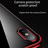 Eiroo Radiant iPhone XS Max Lacivert Kenarl effaf Rubber Klf - Resim: 1