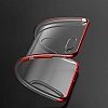 Eiroo Radiant Oppo A12 Silver Kenarl effaf Silikon Klf - Resim: 3