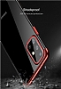 Eiroo Radiant Oppo Reno4 Siyah Kenarl effaf Silikon Klf - Resim 3