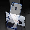 Eiroo Radiant Samsung Galaxy A02s Mavi Kenarl effaf Silikon Klf - Resim: 1