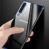 Eiroo Radiant Samsung Galaxy A30S Lacivert Kenarl effaf Silikon Klf - Resim: 2