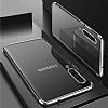 Eiroo Radiant Samsung Galaxy A30S Silver Kenarl effaf Silikon Klf - Resim: 4