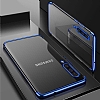 Eiroo Radiant Samsung Galaxy A30S Lacivert Kenarl effaf Silikon Klf - Resim: 5