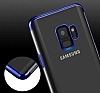 Eiroo Radiant Samsung Galaxy A6 2018 Lacivert Kenarl effaf Silikon Klf - Resim: 1