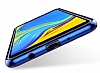 Eiroo Radiant Samsung Galaxy A9 2018 Lacivert Kenarl effaf Silikon Klf - Resim 1