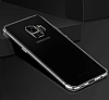Eiroo Radiant Samsung Galaxy J6 Silver Kenarl effaf Silikon Klf - Resim: 5