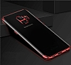 Eiroo Radiant Samsung Galaxy J6 Krmz Kenarl effaf Silikon Klf - Resim 4