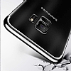 Eiroo Radiant Samsung Galaxy J6 Silver Kenarl effaf Silikon Klf - Resim: 1