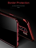 Eiroo Radiant Samsung Galaxy J6 Plus Krmz Kenarl effaf Rubber Klf - Resim: 1