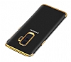 Eiroo Radiant Samsung Galaxy J8 Gold Kenarl effaf Silikon Klf