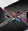 Eiroo Radiant Samsung Galaxy Note 10 Plus Lacivert Kenarl effaf Silikon Klf - Resim: 4