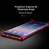 Eiroo Radiant Samsung Galaxy Note 8 Lacivert Kenarl effaf Rubber Klf - Resim: 1