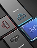 Eiroo Radiant Samsung Galaxy Note 9 Krmz Kenarl effaf Silikon Klf - Resim 1