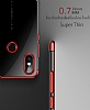 Eiroo Radiant Samsung Galaxyy A40 Siyah Kenarl effaf Silikon Klf - Resim 3
