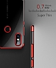 Eiroo Radiant Xiaomi Mi A2 Lite Lacivert Kenarl effaf Silikon Klf - Resim: 3