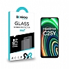 Eiroo Realme C25Y Tempered Glass Premium Cam Ekran Koruyucu