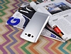 Eiroo Resistant Samsung Galaxy Grand 2 ift Katmanl Metal Silver Klf - Resim: 1