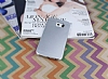 Eiroo Resistant Samsung i9800 Galaxy S6 ift Katmanl Metal Silver Klf - Resim: 1