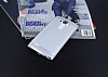 LG G4 Diki zli Silver Silikon Klf - Resim 5