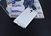 Samsung N9100 Galaxy Note 4 Diki zli Silver Silikon Klf - Resim: 5