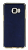 Eiroo Rind Samsung Galaxy C5 Lacivert Silikon Kılıf
