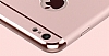 Eiroo Ring Fit iPhone 6 / 6S Selfie Yzkl Krmz Rubber Klf - Resim 8