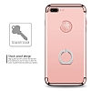 Eiroo Ring Fit iPhone 7 Plus Selfie Yzkl Rose Gold Rubber Klf - Resim: 5