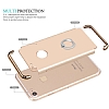 Eiroo Ring Fit iPhone SE / 5 / 5S Selfie Yzkl Rose Gold Rubber Klf - Resim 1