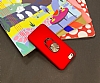 Eiroo Ring Fold Xiaomi Mi Note 10 Standl Ultra Koruma Krmz Klf - Resim: 2