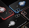 Eiroo Ring Laser iPhone 6 / 6S Selfie Yzkl Krmz Silikon Klf - Resim: 2