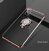 Eiroo Ring Laser iPhone SE 2020 Selfie Yzkl Krmz Silikon Klf - Resim: 3