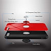 Eiroo Ring Up iPhone 6 / 6S Selfie Yzkl Beyaz Cam Klf - Resim: 3