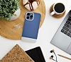 Eiroo Rip-Plug iPhone 13 Pro Max Mavi Silikon Kılıf - Resim: 1