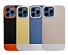 Eiroo Rip-Plug iPhone 13 Pro Max Krem Silikon Kılıf - Resim: 2