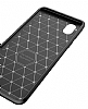 Eiroo Rugged Carbon Samsung Galaxy A01 Core Siyah Silikon Klf - Resim: 2