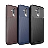 Eiroo Rugged Carbon Huawei Mate 20 Lite Siyah Silikon Klf - Resim: 1