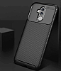 Eiroo Rugged Carbon Huawei Mate 20 Lite Siyah Silikon Klf - Resim: 2