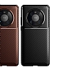 Eiroo Rugged Carbon Huawei Mate 40 Pro Siyah Silikon Klf - Resim: 6