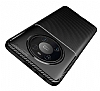 Eiroo Rugged Carbon Huawei Mate 40 Pro Siyah Silikon Klf - Resim: 4