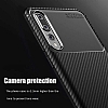 Eiroo Rugged Carbon Huawei P20 Pro Siyah Silikon Klf - Resim 5