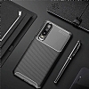 Eiroo Rugged Carbon Huawei P30 Siyah Silikon Klf - Resim 1
