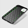 Eiroo Rugged Carbon iPhone 11 Pro Max Siyah Silikon Klf - Resim: 2